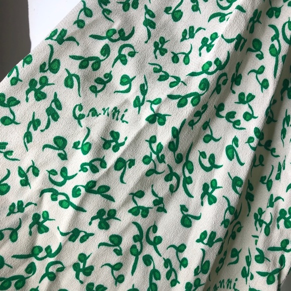 NWT Ganni Floral Wrap Blouse - Picture 6 of 6